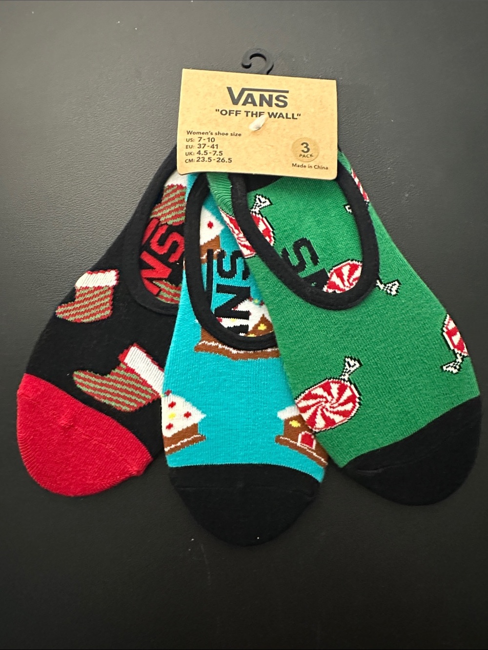 Vans Holiday No Show Socks
